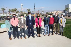 El Ayuntamiento de Roquetas de Mar ha recepcionado las obras del denominado Eje Ciclopeatonal Paseo Marítimo-Centro.