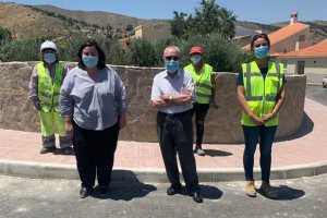 Matilde Díaz en una visita al PFEA de Chercos.