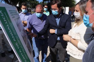 Visita de la consejera de Fomento, Infraestructuras y Ordenación del Territorio, Marifrán Carazo.
