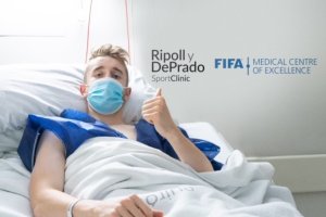 El jugador ha sido operado en el Hospital QuirónSalud.