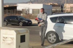 Giorgi Makaridze llegó poco antes de las once al Mediterráneo.