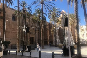 Plaza de la Catedral, uno de los corazones de la ciudad.