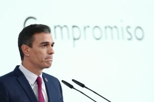 Pedro Sánchez, en su comparecencia de este martes.