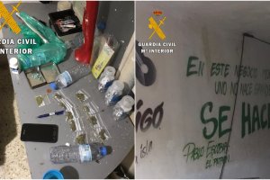 Imágenes de la operación remitidas por la Guardia Civil.