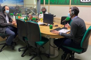 Juanjo del Arco, con Fernández-Pacheco.