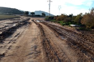 Un camino rural del municipio de Pulpí, en una imagen de archivo.