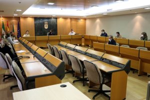 Francisco Góngora con todo el equipo de gobierno de El Ejido.