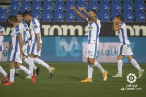 El Leganés no se cansa de celebrar victorias en Butarque.