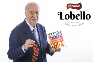 El prestigioso exdeportista une su imagen a la del tomate cherry y, en consecuencia, a la del grupo Caparrós.,