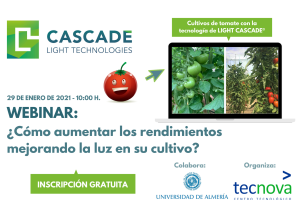 Un evento clave para saber cómo se puede mejorar la luz en los cultivos de  hortalizas y mejorar los rendimientos.