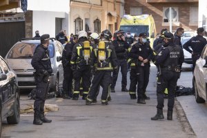 Los bomberos han podido sofocar las llamas. Jorge J. Rapallo