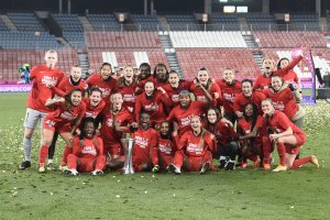 La celebración del Atlético de Madrid.