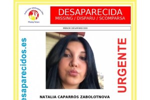 Natalia Caparrós desapareció el pasado miércoles en Vera.