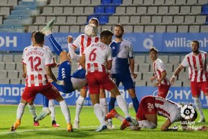 Imagen del partido Sabadell-Almería.