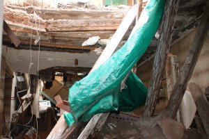 Lo que queda del  histórico bar ‘el Arco’.