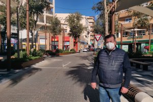 José Miguel Alarcón en una de las vías que se verá afectada por el cambio.