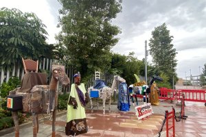 Imagen de la exposición de los Reyes del Reciclaje.