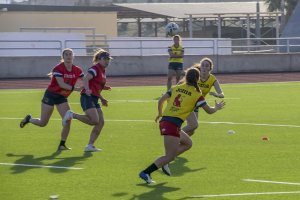 La Selección Española femenina se concentra en la Brigada de La Legión.