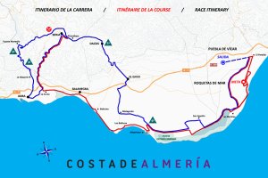 El recorrido de la Clásica de Almería 2021.