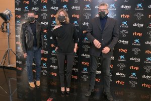 Antonio Banderas, María Casado y Mariano Barroso.