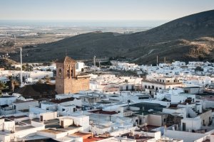 Imagen de archivo de una vista aérea de Níjar.