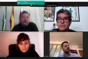 Representantes de Farándula se reúnen con el concejal Diego Cruz y el jefe del Área de Cultura, José Vélez.