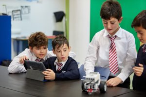 Alumnos del colegio.