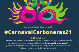 El cártel del Carnaval de Carboneras 2021.