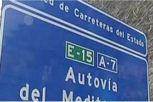 Accidente en la Autovía del Mediterráneo.