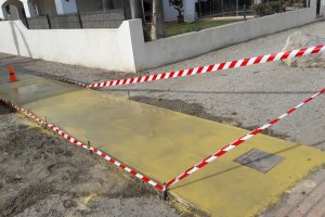 Obras ejecutadas en las inmediaciones de la vivienda del regidor.