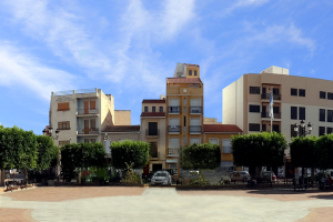 Plaza de La Loma, en el casco urbano de Albox.