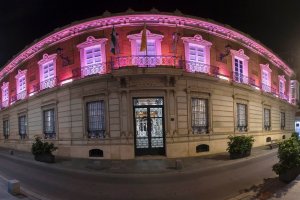 El palacio de la Diputación Provincial.