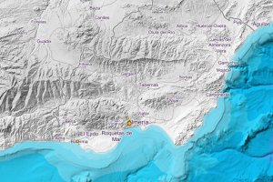 Mapa de terremotos del IGN.