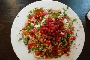 Pico de gallo para el desayuno.