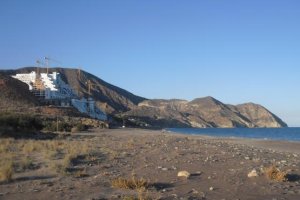 El hotel de Azata del Sol en el paraje El Algarrobico, en una imagen de archivo.