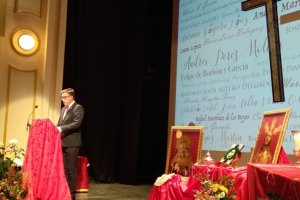 Antonio Salmerón, en el pregón del aniversario de Estudiantes.