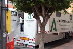 Unidad móvil para la realización de cribados masivos.