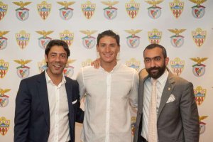 La foto del día que el Almería hizo oficial el traspaso de Darwin Núñez.