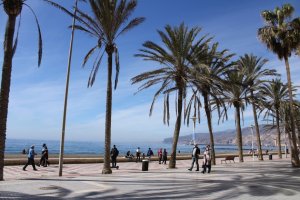 Imagen del Paseo Marítimo de Almería.