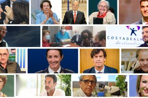 Imágenes de algunos de los almerienses premiados con la Medalla de Andalucía desde 2001.