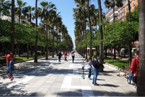 Imagen de la Rambla de Almería.