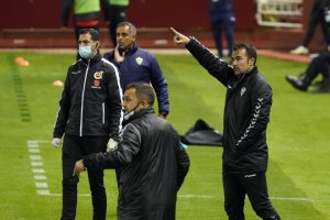 López Garai en el Albacete-Almería esta temporada.