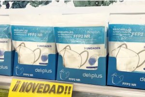 Nuevas mascarillas puestas a la venta en Mercadona.