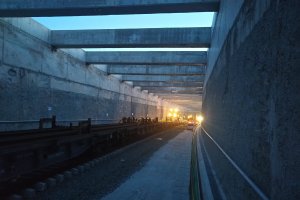 Obras para la llegada del AVE en la capital.