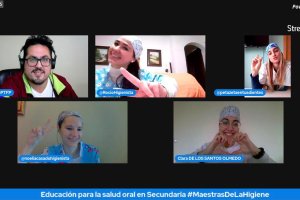 Participantes en el desarrollo de una de las charlas virtuales.