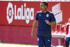 Francisco en puro nervio en la banda.