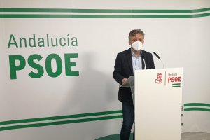 José Fiscal, portavoz parlamentario del PSOE de Andalucía, este sábado.