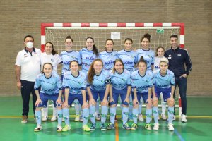 Foto de la plantilla celeste antes de afrontar el partido.