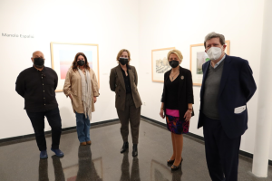 Inauguración de la muestra y presentación de la programación, esta mañana en el CAF.