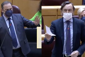 Ábalos y Hernando, esta tarde en el Senado.